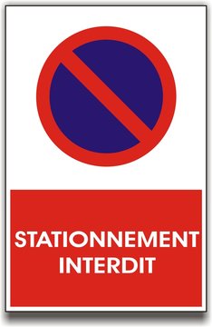 pancarte stationnement interdit