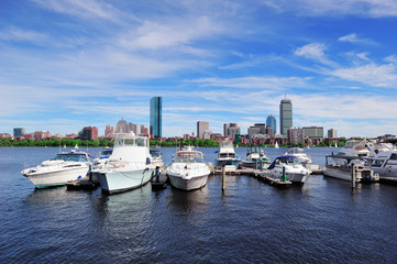 Fototapeta na wymiar Miejski pejzaż w Bostonie