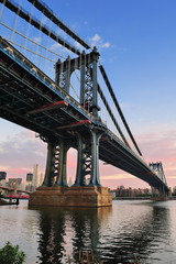 Fototapeta na wymiar Manhattan Bridge