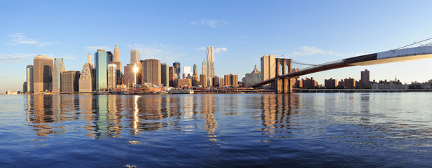 New York City in the morning