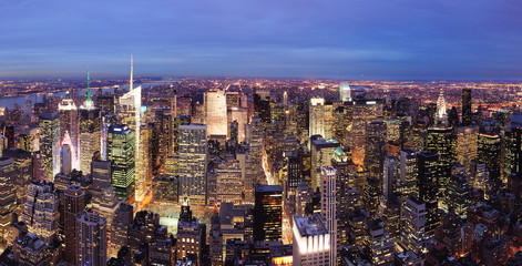 New York City Manhattan Times Square night