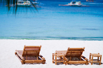 Perfect tropical beach vacation