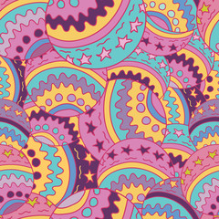 multicoloured abstract seamless pattern