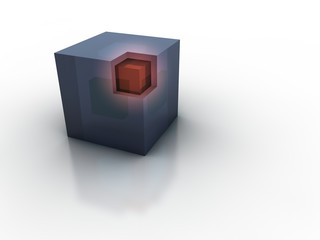 Abstract 3d cube