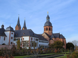 Fototapeta na wymiar Schlosspark w Seligenstadt