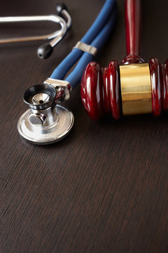 Gavel And Stethoscope