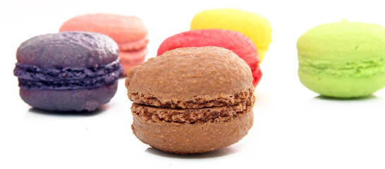 Macarons colorés