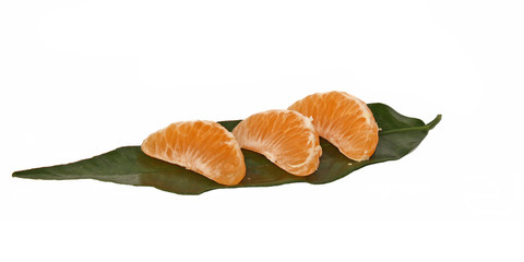 3 tranches de clémentine