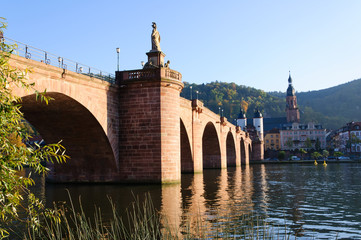 Karl Theodor Bridge in Heidelberg, Germany