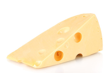 Сheese isolated on white