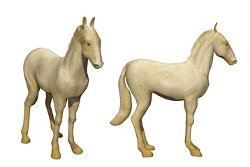Obraz na płótnie Canvas modello di cavallo