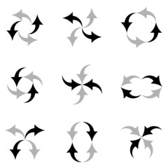 vector arrows composition