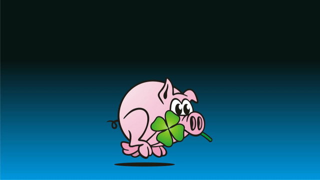 Lucky Pig running 2012