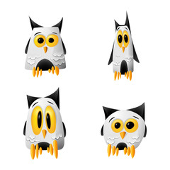 Funny Cartooned night owls