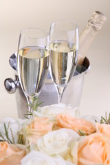 Bouquet and Champaign