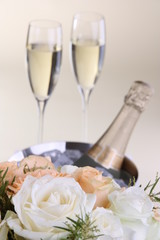 Bouquet and Champaign