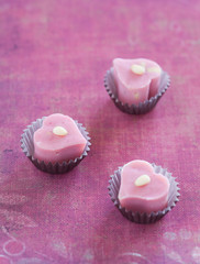 Chocolate candy hearts