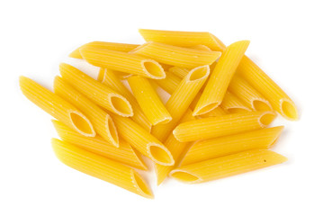 pasta isolated on white.
