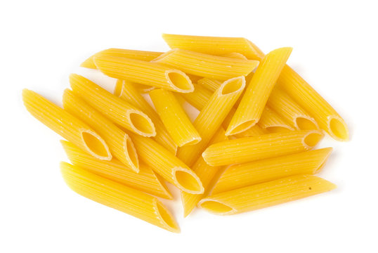 Pasta Isolated On White.