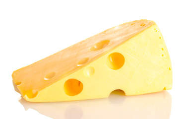Сheese isolated on white