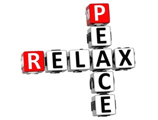 3D Peace Relax Crossword