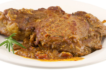 côte de boeuf rôtie à la créole