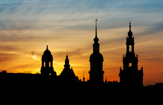 Sunset on Dresden - Germany