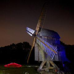holzwindmühle