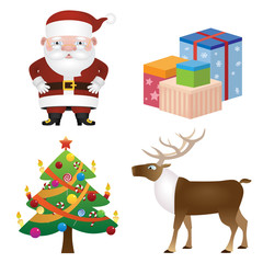 Christmas design elements