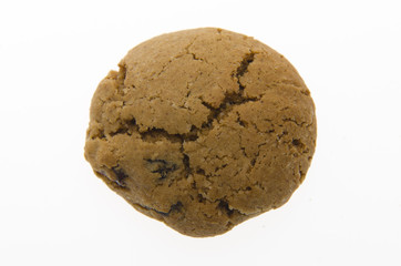 Naklejka premium Brown Cookies with raisins