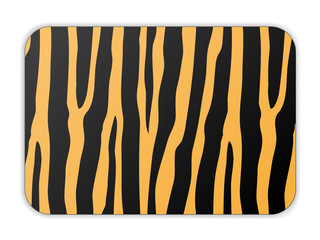 vector card with tiger pattern