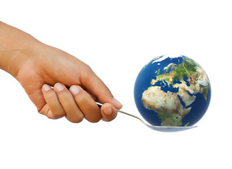 Earth in the spoon