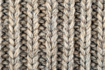 wool knitted background closeup