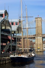 South Street seaport et Broolyn bridge