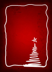 Conceptual red old paper background