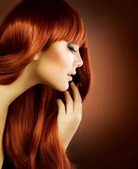 Photo sur Plexiglas Salon de coiffure Portrait de beauté. Cheveux en bonne santé