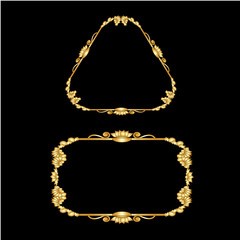 Vector golden frames