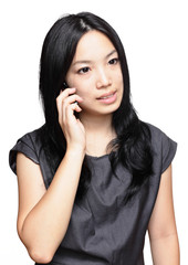 Fototapeta premium woman using mobile phone