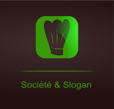 logo restaurant vert design