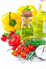 Composition with vegetables and spices