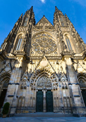 Fototapeta na wymiar St. Vitus Cathedral , Prague, Czech Republic