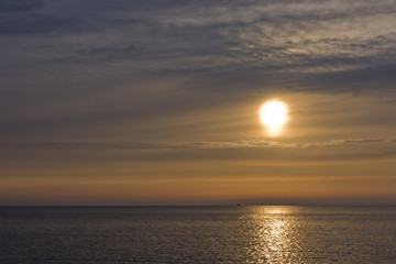 Stimmungsvoller Tagesbeginn an der Ostsee