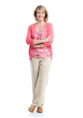 Senior lady.