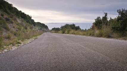 strada sul monte Argentario