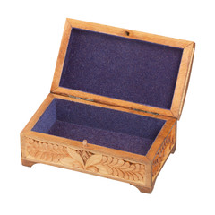Open jewelry box