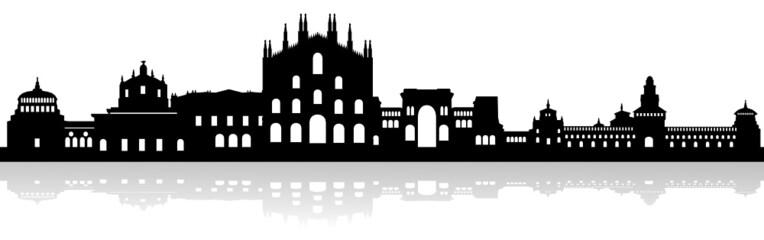 Obraz premium Panoramę Mediolanu