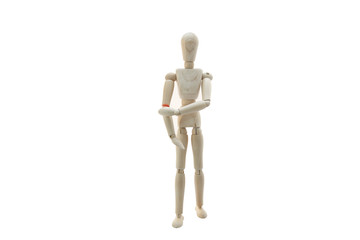 Wooden Manikin Doll Tennis Elbow RSI