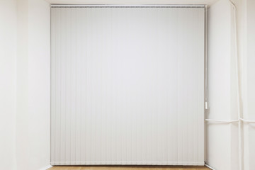 vertical blinds inside home