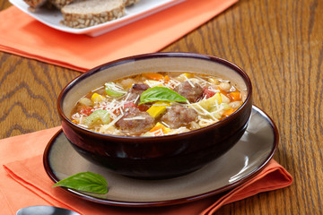 Italian Meatball Soup