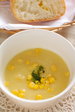 Corn soup